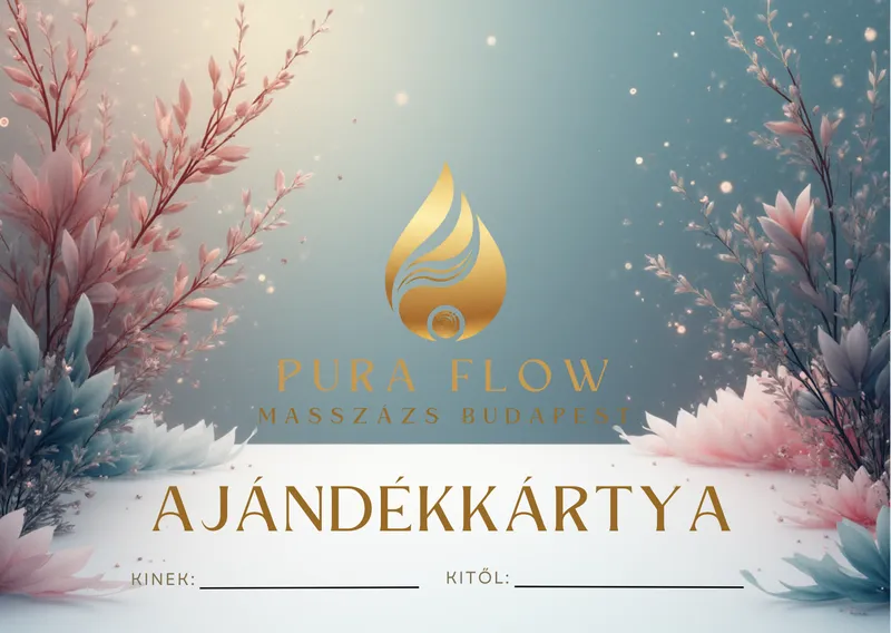 Pura Flow Ajándékkártya előoldal